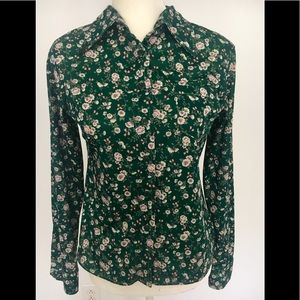 Vintage 90s Dollhouse polyester long sleeve shirt